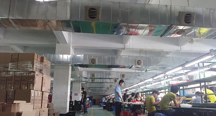 玩具厂环保空调华泰公司案例
